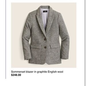 Sommerset blazer in graphite English wool